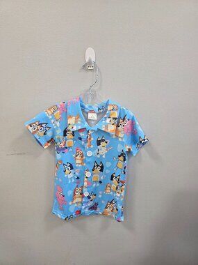 Blue Dog Button Down shirt